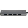 Baseus UltraJoy Series 4-Port HUB Lite 15cm Space Grey USB-A to USB 3.0*4+USB-C 5V, B0005280B811-10