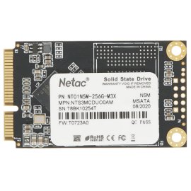 Накопитель SSD Netac N5M, 128Gb, mSATA, R/W 560/520