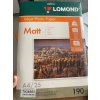 Фотобумага Lomond 0102036 A4/190г/м2/25л./белый матовое для струйной печати