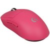 Мышь беспроводная Logitech G PRO X SUPERLIGHT розовый, 25600 dpi, радиоканал, USB, кнопки - 5