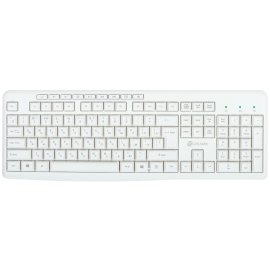 Клавиатура проводная Oklick 420MRL черный USB slim Multimedia LED