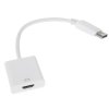 Переходник DisplayPort ->; HDMI Cablexpert A-DPM-HDMIF-002-W 20M/19F, белый, пакет (078733)
