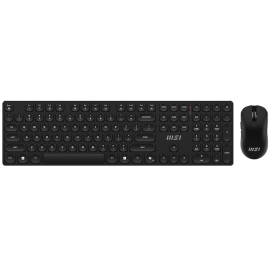 Комплект клавиатура+мышь MSI Forge K210 Combo беспроводной, USB, 1600 DPI, чёрный