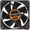 Вентилятор для корпуса ExeGate ExtraPower EP08025SM черный, 80 мм, 2500 об/мин, 25.5 дБ, 2 pin