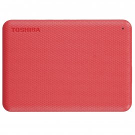 Внешний HDD 2.5" Toshiba Canvio Advance, 1TB, USB 3.2 Gen 1 Type-A, 5400 rpm, красный