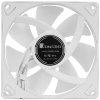 Вентилятор для корпуса JONSBO SL-925W (92x92x25мм, 4-pin PWM, ARGb, 38.2CFM, 33.8dBA, 2200RPM, белый)