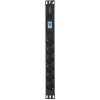 Блок розеток горизонтальный ExeGate ServerPro PDU-19H610 Al-6S-EU2.5-1P, 19", 1U, Алюминий, 6 Schuko, кабель с евровилкой VDE-250V-16A-3*1.5мм2, 2.5 метра, защита от перегрузки, черный