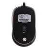 Мышь проводная Oklick 115S черный/красный, 1200 dpi, USB, кнопки - 3
