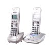 Телефон беспроводной (DECT) Panasonic KX-TG2512RUN (платиновый) Доп трубка в комплекте,АОН, Caller ID,спикерфон на трубке,полифония