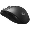 Мышь проводная Oklick 225M черный/красный, 1200 dpi, USB, кнопки - 3