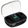 Беспроводные наушники Maxvi MHF-113BT черные TWS\LCD\Sensor\200мАч\5.3\кабель Type-C