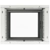 Шкаф настенный ЦМО ШРН-М-9.650 9U 600x650 мм пер. дв. стекл съемные бок. пан. 50 кг серый