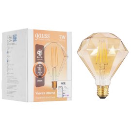 Лампа светодиодная Свеча Gauss 7W 590lm 6500К E14 диммируемая LED