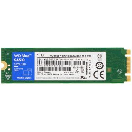 Накопитель SSD WD Blue SA510 WDS100T3B0B, 1Tb, SATA III, M.2 2280, R/W 560/520
