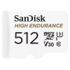 Флеш карта microSDXC 512GB SanDisk Endurance Class 10, UHS-I, W40, R 100 МБ/с