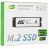 Накопитель SSD AGI AI828, 1Tb, PCIe 4.0 x4, M.2 2280, NVMe, R/W 7400/5200