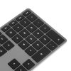 Клавиатура беспроводная Satechi Slim X3 Bluetooth Backlit Keyboard, Bluetooth, Серый космос, ST-BTSX3M-RU