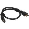 Кабель HDMI 19M/M,ver. 2.1, 8K@60 Hz 0.5m Telecom/VCOM <TCG255-0.5M>