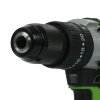 Дрель-шуруповерт аккумуляторная GREENWORKS GD24DD60K2, Аккумуляторная, 18В, Ударная, Кейс