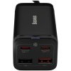 Сетевое зарядное устройство Baseus Digital GaN Intelligent Desktop Fast Charger 3C+U+DC 240W EU Cluster Black, P10163901113-00