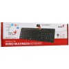 Клавиатура проводная Genius SlimStar 126 wired keyboard белый color (12 Multimedia Function Keys and 4 dedicated Hotkeys for Quick Coммands, Ultra-Slim Keycaps)