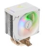 Кулер JONSBO CR-1400 Color White LGA1700/1200/115X/AM4 (24шт/кор, TDP 125W, PWM, 92мм Dynamic Multi-Color LED Fan, 4 тепловые трубки, белый, 4-pin) Retail