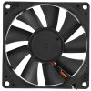 Вентилятор для корпуса 5bites FB8015S-12L3 черный, 80 x 80 мм, 2000 об/мин, 20 дБ, 3 pin