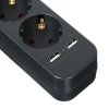 Фильтр SVEN SF-05LU 1,8 м (5 евро розеток,2*USB(2,4А)) черный, цветная коробка Surge protector SVEN SF-05LU 1,8 м (5 евро розеток,2*USB(2,4А)) черный, цветная коробка