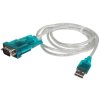 Кабель AM/Com port 9pin 1.2м Aopen/Qust адаптер USB -> RS232, DE9P (добавляет в систему новый COM порт), ACU804