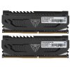 Оперативная память Patriot Viper Steel, DDR4, 16Gb (2x8 GB), 3200 MHz, CL16, DIMM, радиатор, черный