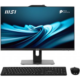 Моноблок MSI Pro AP242P 14M-676XRU 23.8" Full HD i3 14100 (3.5) 16Gb SSD512Gb UHDG 730 без ОС GbitEth WiFi BT 120W клавиатура мышь Cam белый 1920x1080 (9S6-AE0622-1061)