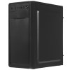 Компьютерный корпус Miditower ExeGate XP-332 Black, ATX, (XP350, Black,120мм), 2*USB, Audio
