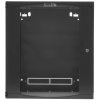 Шкаф настенный Lanmaster Next TWT-CBWNG-12U-6X4-BK 12U 550x450 мм пер. дв. стекл съемные бок. пан. 60 кг черный