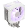 Кулер для процессора JONSBO CR-1400 V2 ARGb (180W, 4-pin PWM, 133мм, Al/Cu, 4x6мм, ARGb, 1x92мм, 38.2CFM, 33.8dBA, 2200RPM, S: 1700/1200/115X, AM4/AM5 белый)