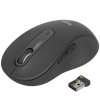 Мышь беспроводная Logitech Signature M650 L графитовый, 4000 dpi, радиоканал, Bluetooth, USB, кнопки - 5