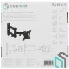 Кронштейн ONKRON R4 для телевизора 10"-32" наклонно-поворотный, черный