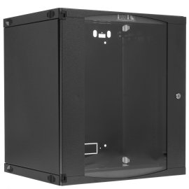 Шкаф настенный серии Pro, 12U 600x450, стеклянная дверь