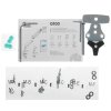 Кронштейн для мониторов ONKRON G100 белый 13"-32" макс.9кг настольный поворот и наклон верт.перемещ.