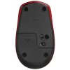 Мышь беспроводная Logitech M190 черный/красный, 1000 dpi, радиоканал, USB, кнопки - 3