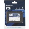 Накопитель SSD Patriot P210, 256Gb, SATA III, 2.5", R/W 500/400