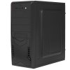 Компьютерный корпус Miditower ExeGate EX280386RUS CP-604 Black, ATX, (CP350W, 80мм), 2*USB, Audio