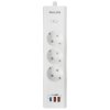 Сетевой фильтр Philips CHP8236WB/51, 3м, 3 розетки, белый