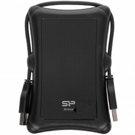 Внешний HDD 2.5" Silicon Power Armor A30, 2TB, USB 3.2 Gen 1 Type-A, 5400 rpm, черный