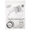 Переходник DisplayPort ->; HDMI Cablexpert A-DPM-HDMIF-002-W 20M/19F, белый, пакет (078733)