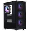 Компьютерный корпус Defender RaptorX черный,ATX,4fans,switchM/BSync