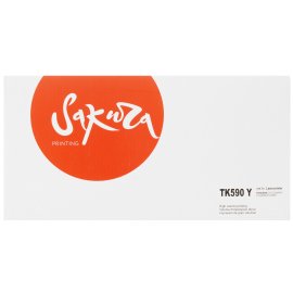 Картридж Sakura TK580M для Kyocera Mita FS-5150DN/5250DN, пурпурный, 2800 к.