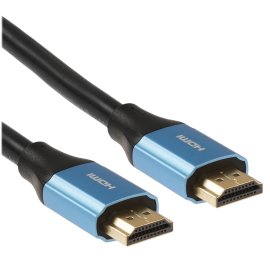 Кабель аудио-видео Cactus CS-HDMI.2-2 HDMI (m)/HDMI (m) 2м. Позолоченные контакты черный