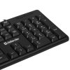 Клавиатура проводная Defender Element HB-190, USB, черный