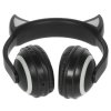 Беспроводные/проводные наушники QUMO Party Cat BT 0027 бежево-розовый, накладные, Bluetooth + проводной, кошачьи ушки, до 7 ч