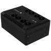 Источник бесперебойного питания ExeGate NEO NNB-850.LED.AVR.8SH.CH 850VA/510W, LED, AVR, 8*Schuko, 4*USB-порта для зарядки, черный